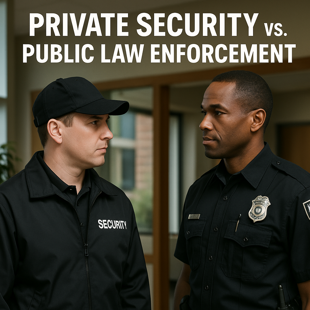 Private Security vs. Public Law Enforcement